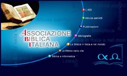 Risultati immagini per associazione biblica italiana